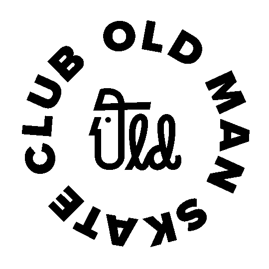 Old Man Skate Club Logo - Animated